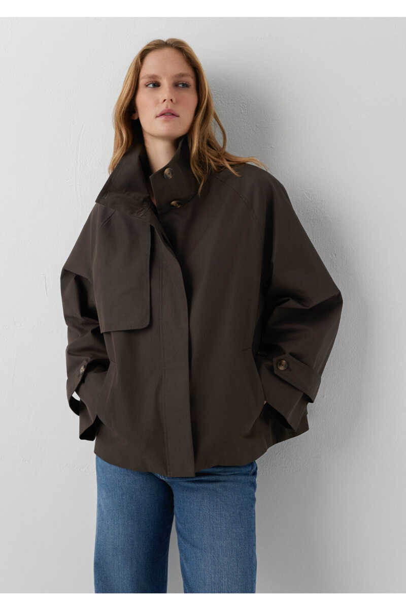 Mavi Kahverengi Oversize Kadın Trençkot 1110853-91100 - 1