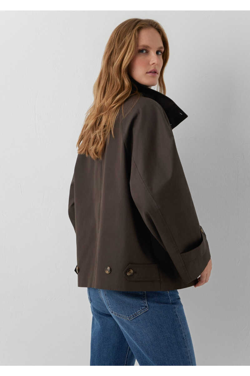 Mavi Kahverengi Oversize Kadın Trençkot 1110853-91100 - 2