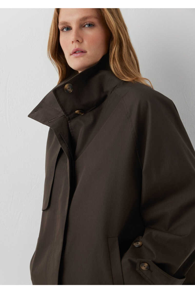 Mavi Kahverengi Oversize Kadın Trençkot 1110853-91100 - 3
