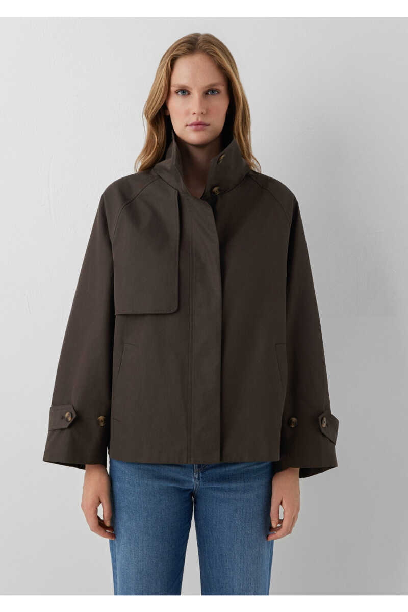 Mavi Kahverengi Oversize Kadın Trençkot 1110853-91100 - 5