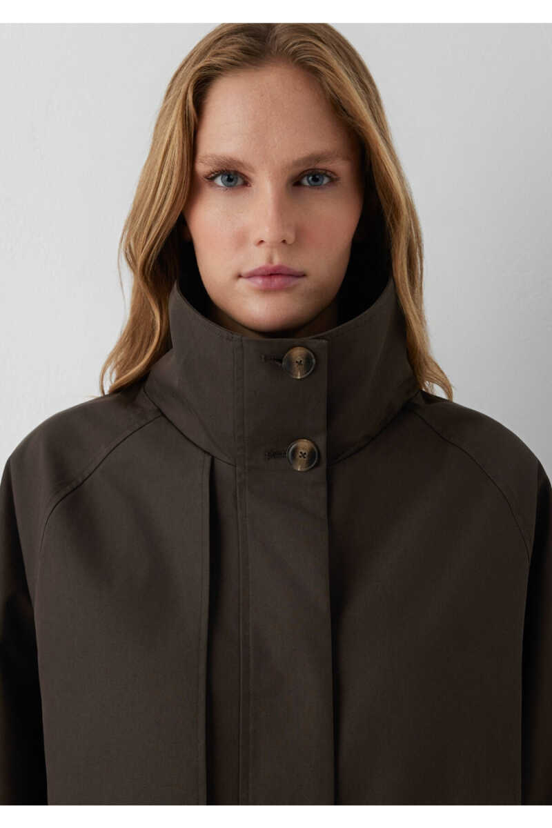 Mavi Kahverengi Oversize Kadın Trençkot 1110853-91100 - 8