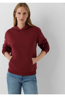 Mavi Kapüşonlu Bordo Regular Fit Kadın Sweatshirt 167299-85347