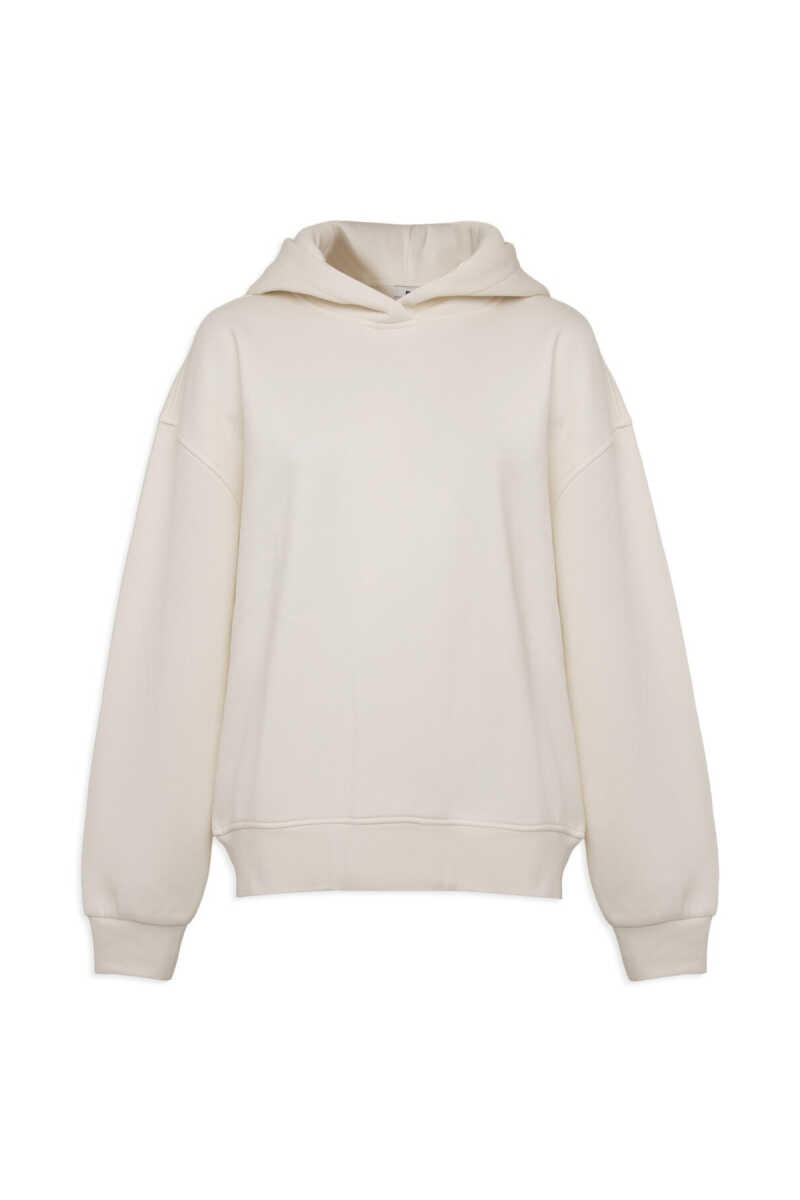 Mavi Kapüşonlu Ekru Basic Loose Fit Kadın Sweatshirt1S10575-83043 - 5