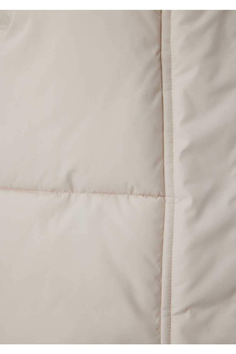 Mavi Kapüşonlu Ekru Regular Fit Kadın Şişme Mont 1110862-70037 - 8