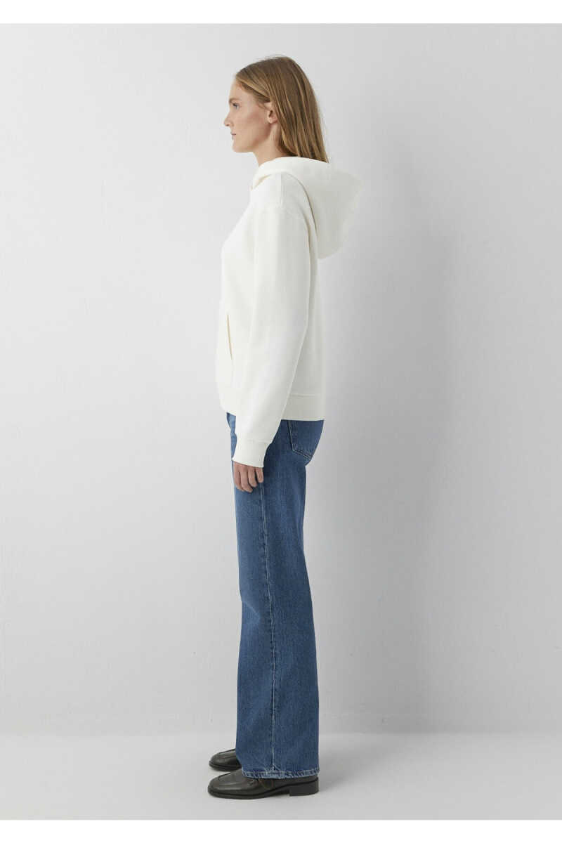 Mavi Kapüşonlu Ekru Regular Fit Kadın Sweatshirt 167299-80194 - 4