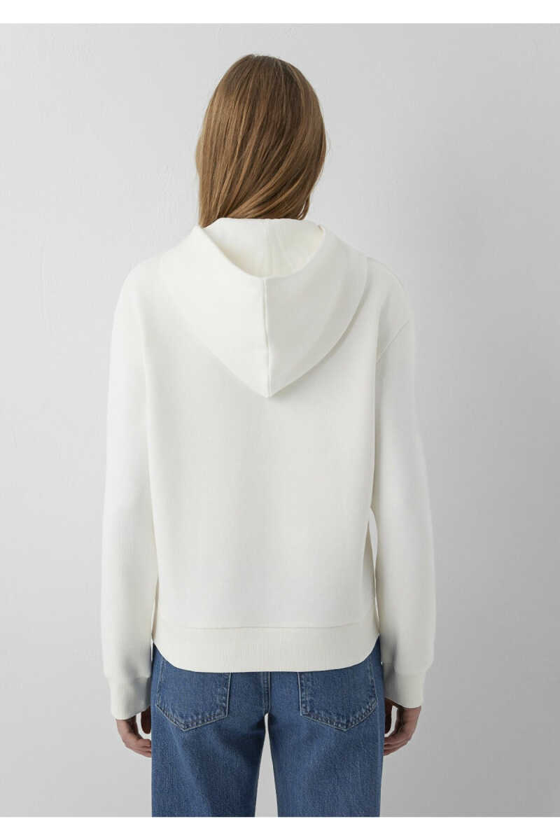 Mavi Kapüşonlu Ekru Regular Fit Kadın Sweatshirt 167299-80194 - 5