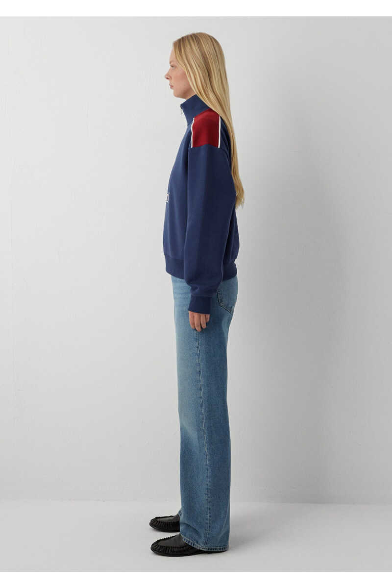 Mavi Kapüşonlu Lacivert Oversize Kadın Sweatshirt 1S20102-70487 - 5
