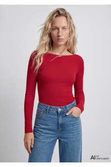 Mavi Kırmızı Basic Kadın Sweat 1613622-70391 