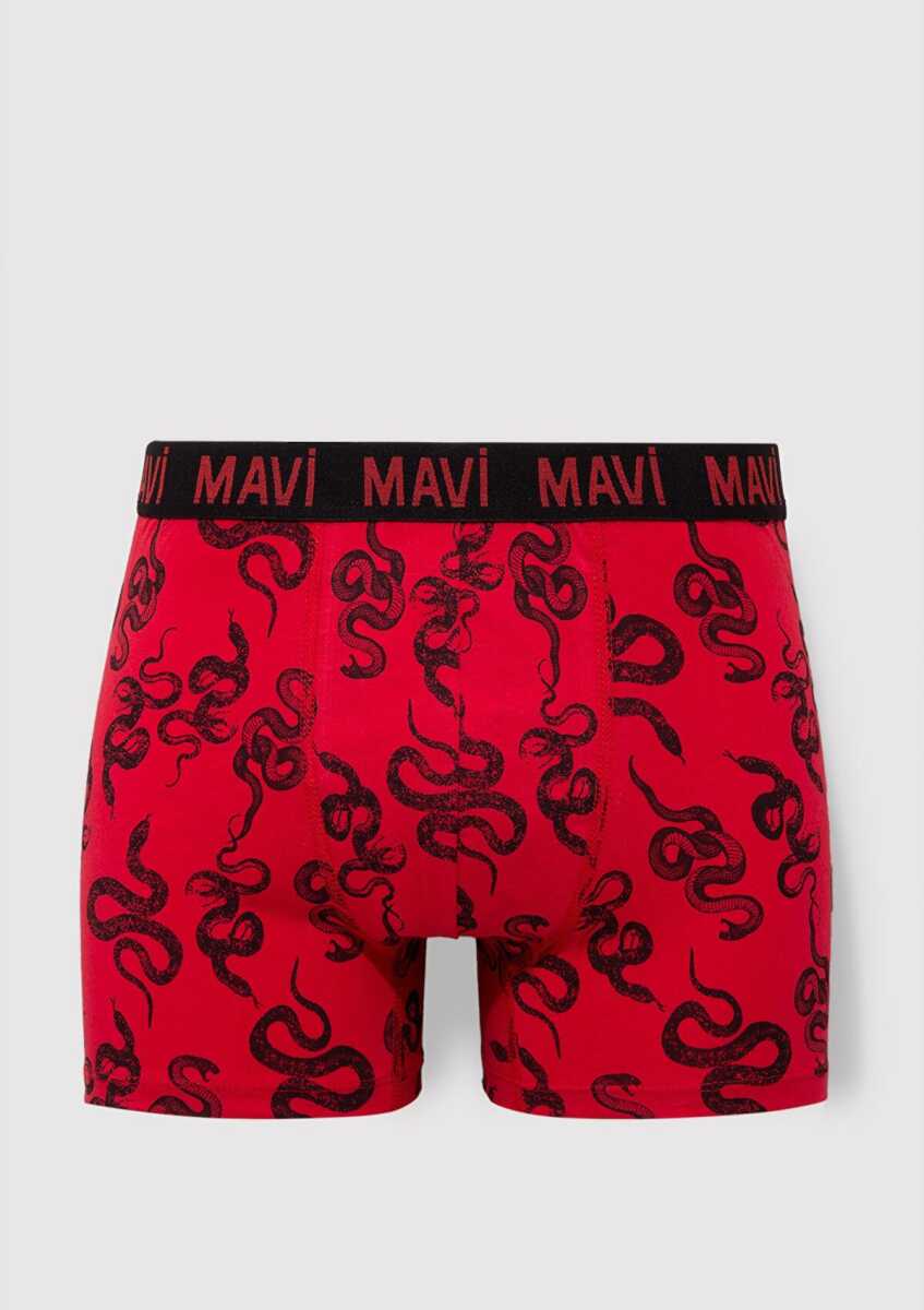 Mavi Kırmızı Erkek Boxer 0911056-82677 - 1