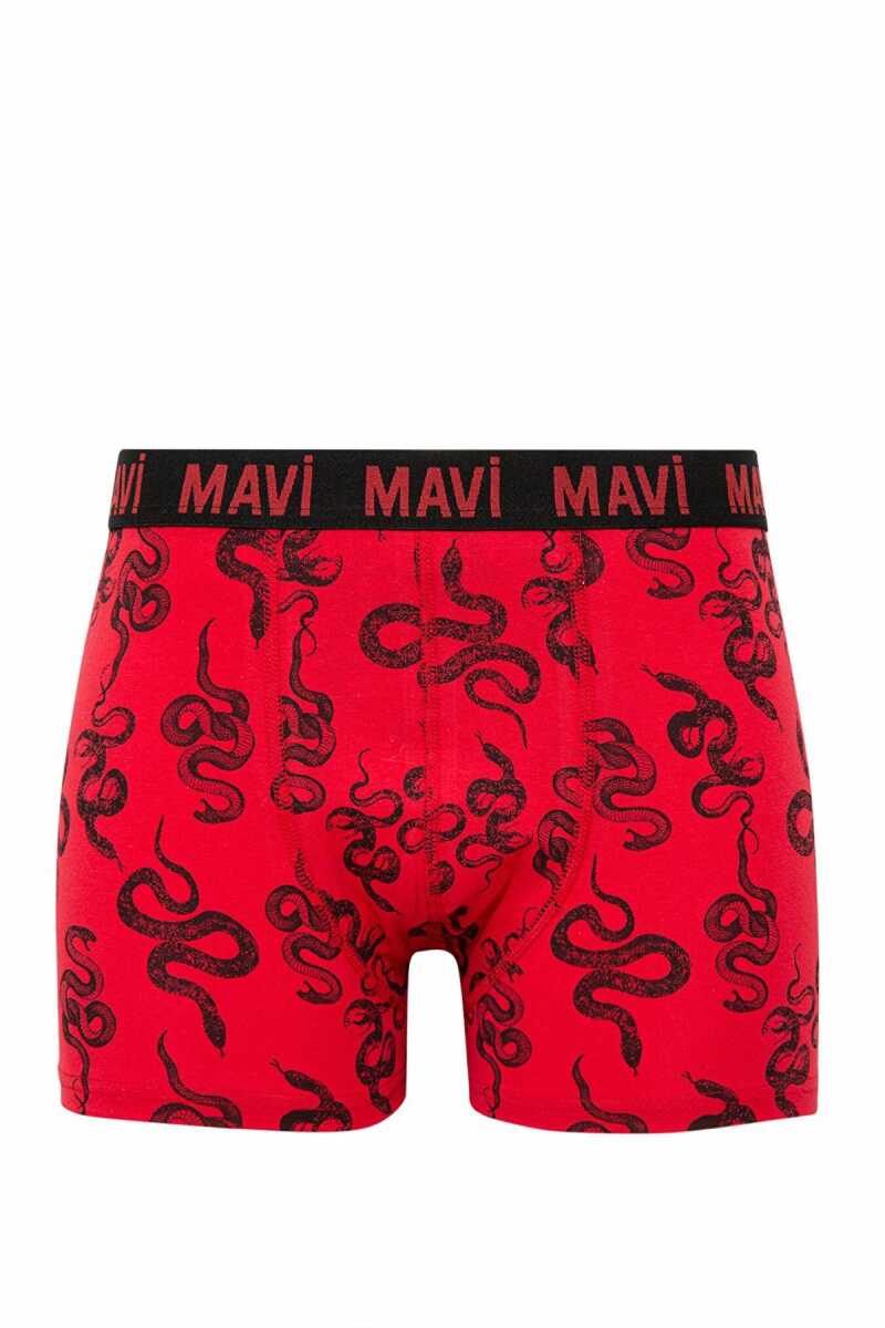 Mavi Kırmızı Erkek Boxer 0911056-82677 - 2