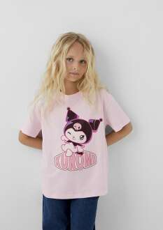 Mavi Kuromi Baskılı Loose Fit Çocuk Tişört 7610477-90773