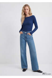 Mavi Lacivert Basic Kadın Sweat 1613622-70758 