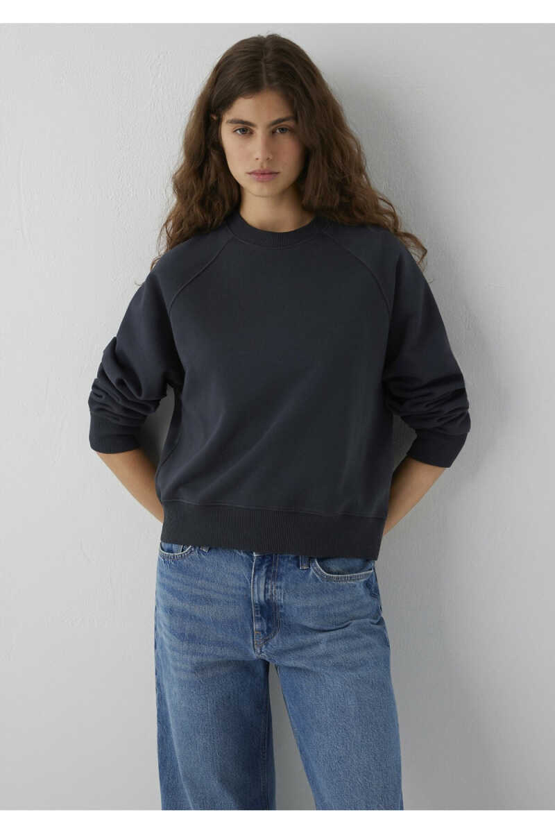 Mavi Lacivert Basic Regular Fit Kadın Sweatshirt 1S10578-70499 - 1