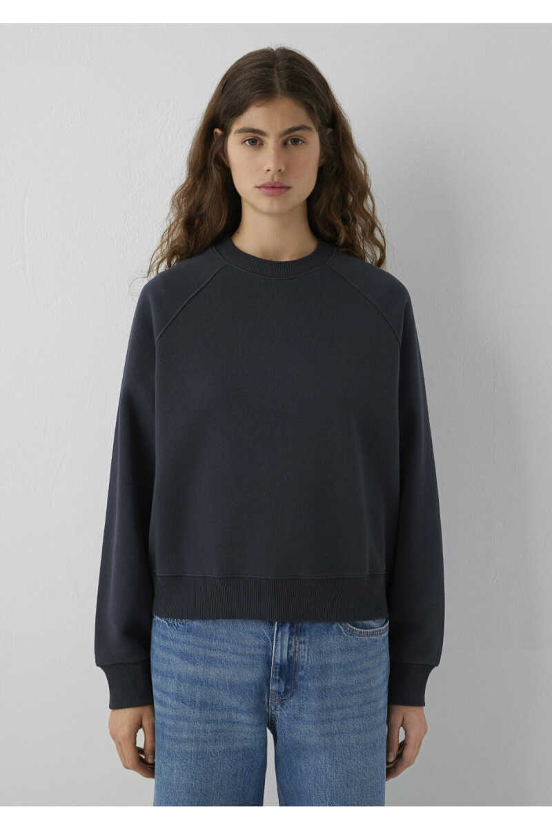 Mavi Lacivert Basic Regular Fit Kadın Sweatshirt 1S10578-70499 - 3