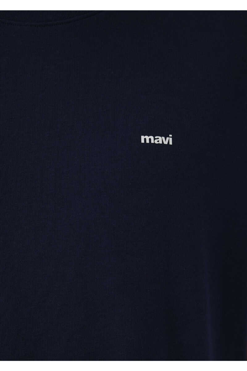 Mavi Lacivert Erkek Tişört 0620348-84371 - 8