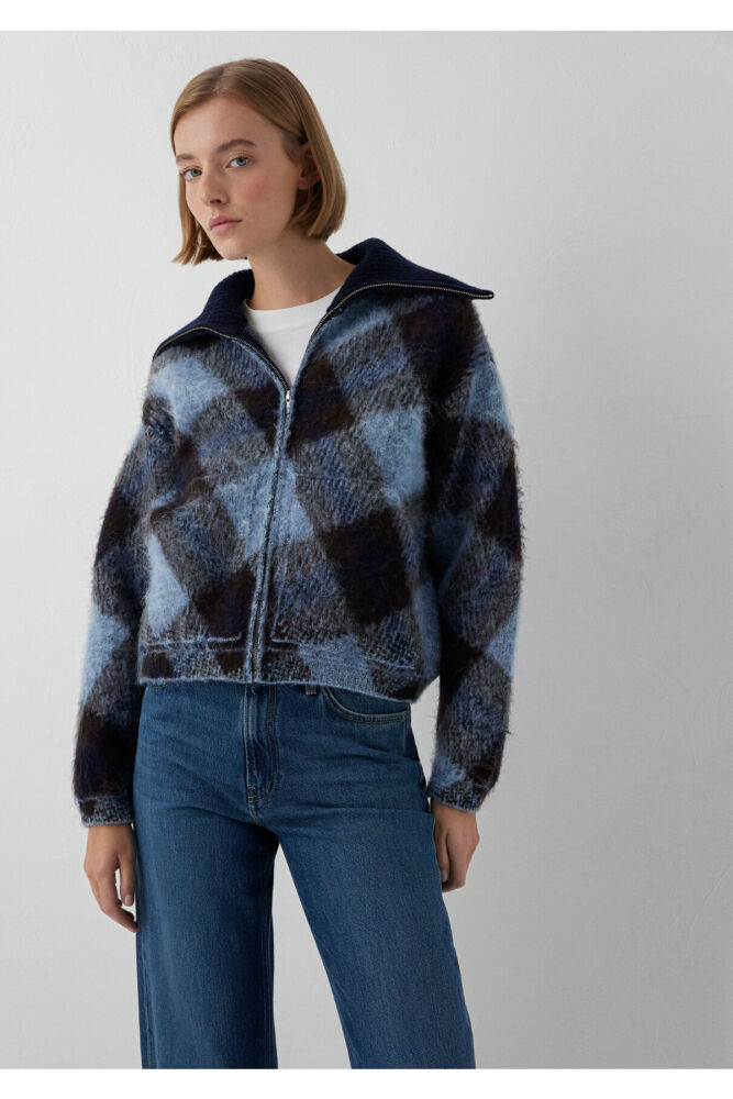 Mavi Lacivert Loose Fit Kadın Hırka 1720029-A6692