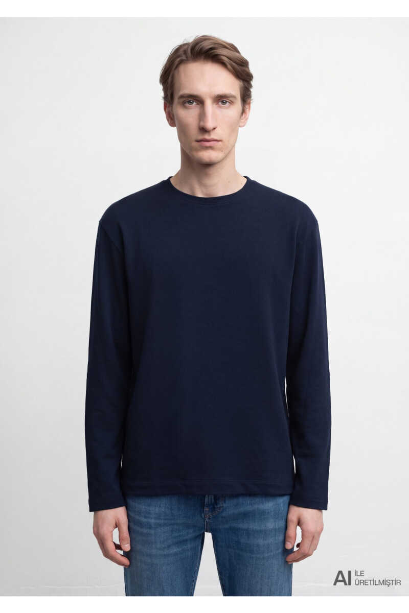 Mavi Lacivert Regular Fit Erkek Sweatshirt 0S20172-70490 - 4