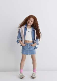Mavi Laıla Lt Heart Denim Çocuk Jean Etek 7310000-89486