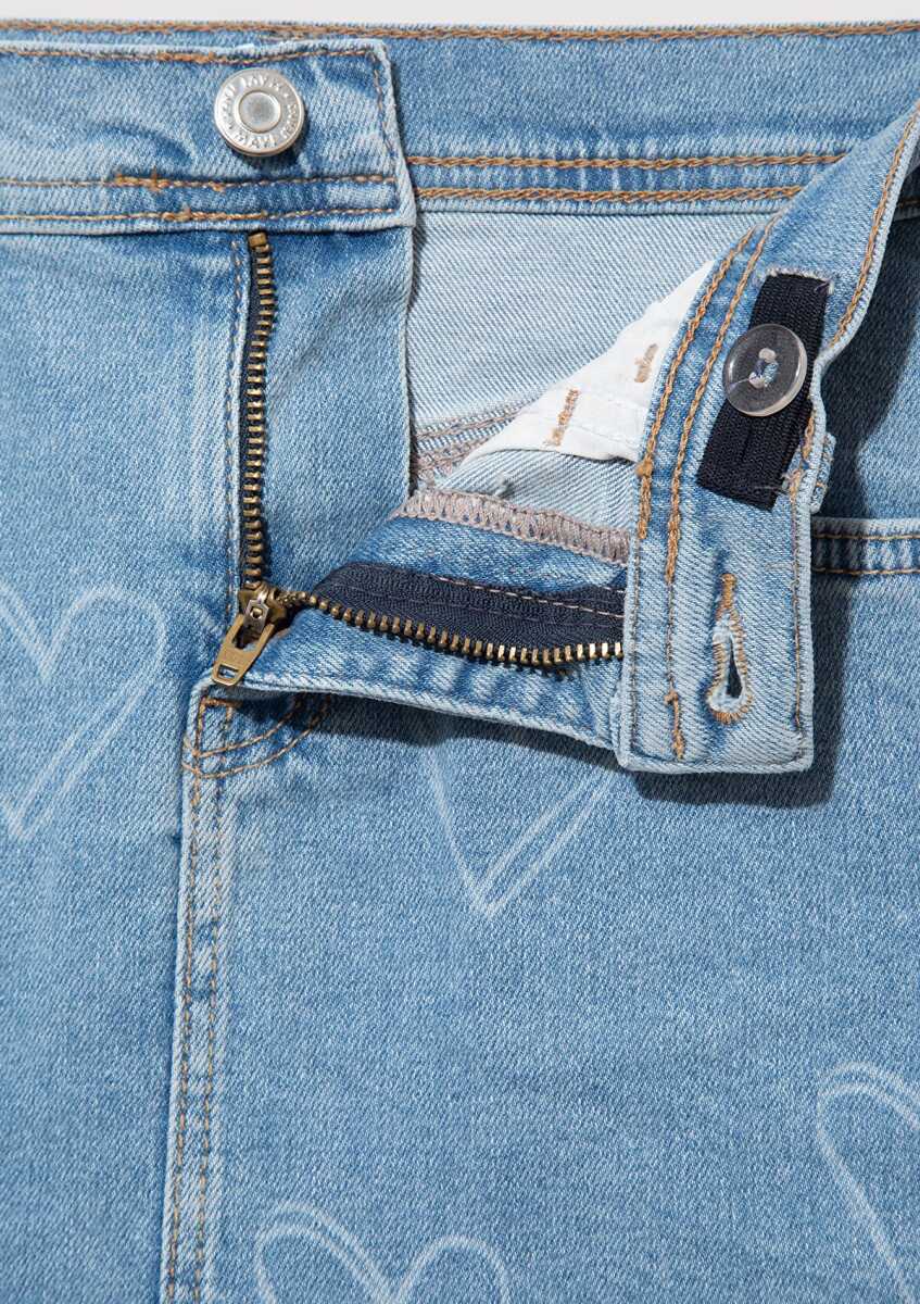 Mavi Laıla Lt Heart Denim Çocuk Jean Etek 7310000-89486 - 5