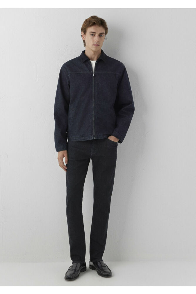 Mavi Larry Lacivert Erkek Jean Ceket 0110719-A3960 (1)