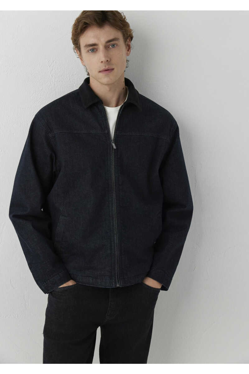 Mavi Larry Lacivert Erkek Jean Ceket 0110719-A3960 - 3