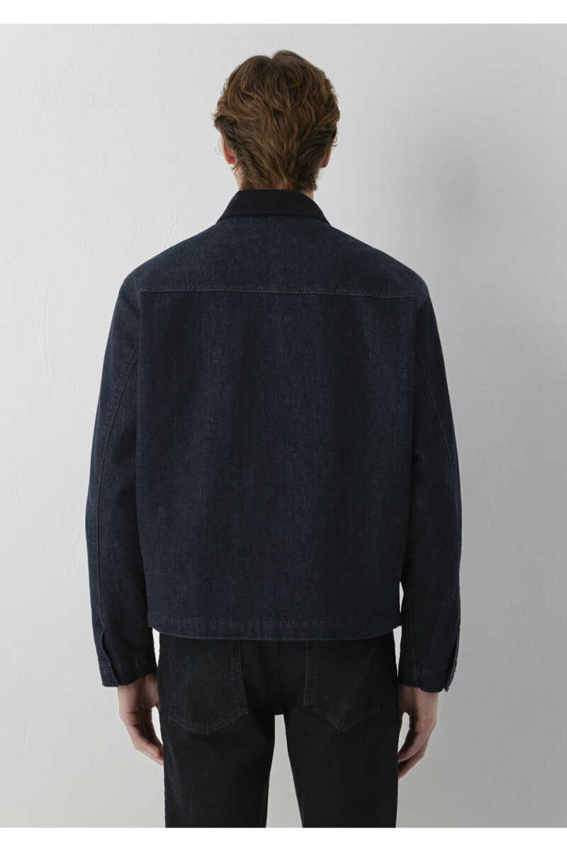 Mavi Larry Lacivert Erkek Jean Ceket 0110719-A3960 - 6