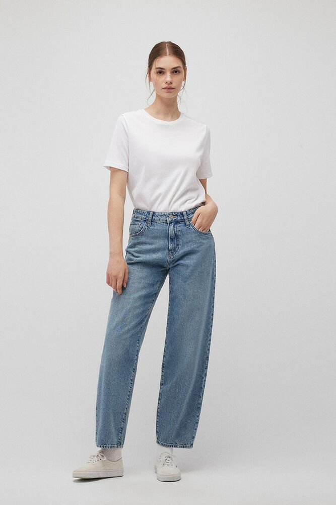 Mavi Leıla Mid Blue Denim Kadın Jean Pantolon 1010600-87776