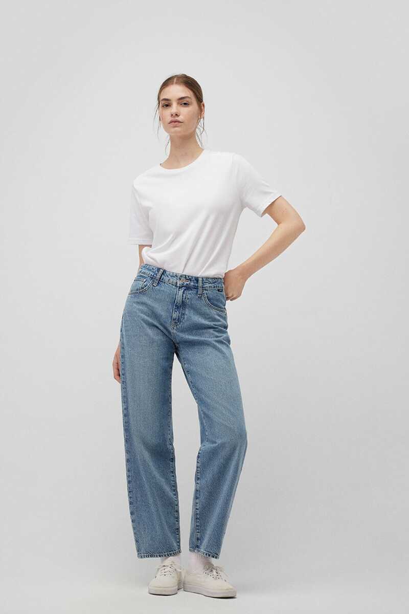 Mavi Leıla Mid Blue Denim Kadın Jean Pantolon 1010600-87776 - 2