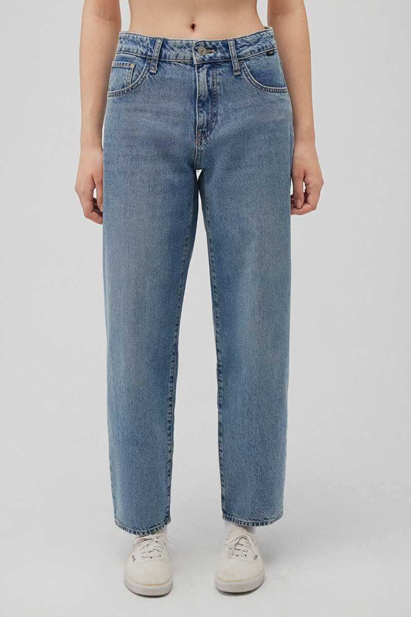Mavi Leıla Mid Blue Denim Kadın Jean Pantolon 1010600-87776 - 3
