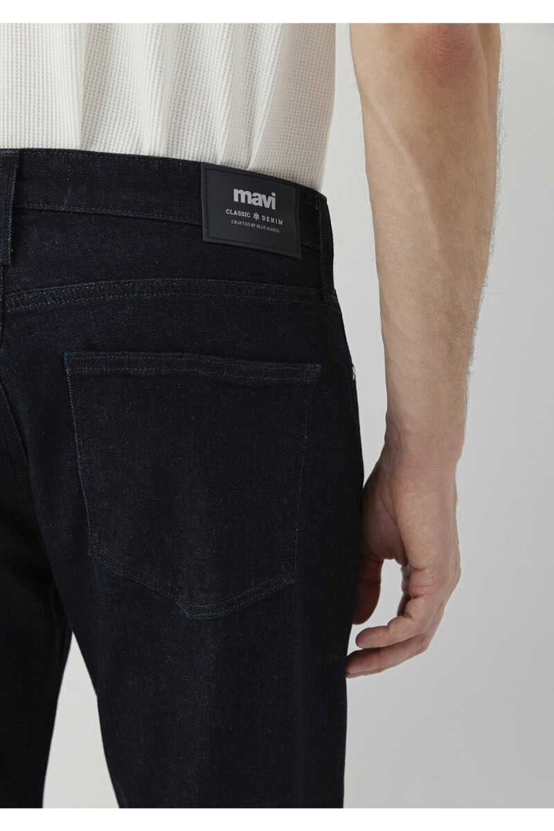 Mavi Lisbon Classic Denim Rinse Loose Fit Erkek Jean Pantolon 0010039-A3875 - 8