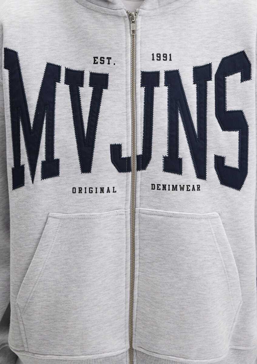 Mavi Logo Baskılı Gri Kadın Sweat 1S10421-80196 - 7