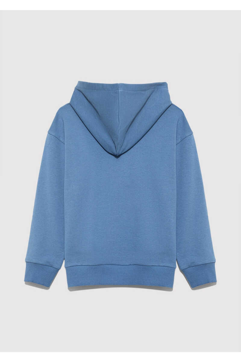 Mavi Logo Baskılı Mavi Loose Fit Çocuk Sweatshirt 6S10143-83767 - 4