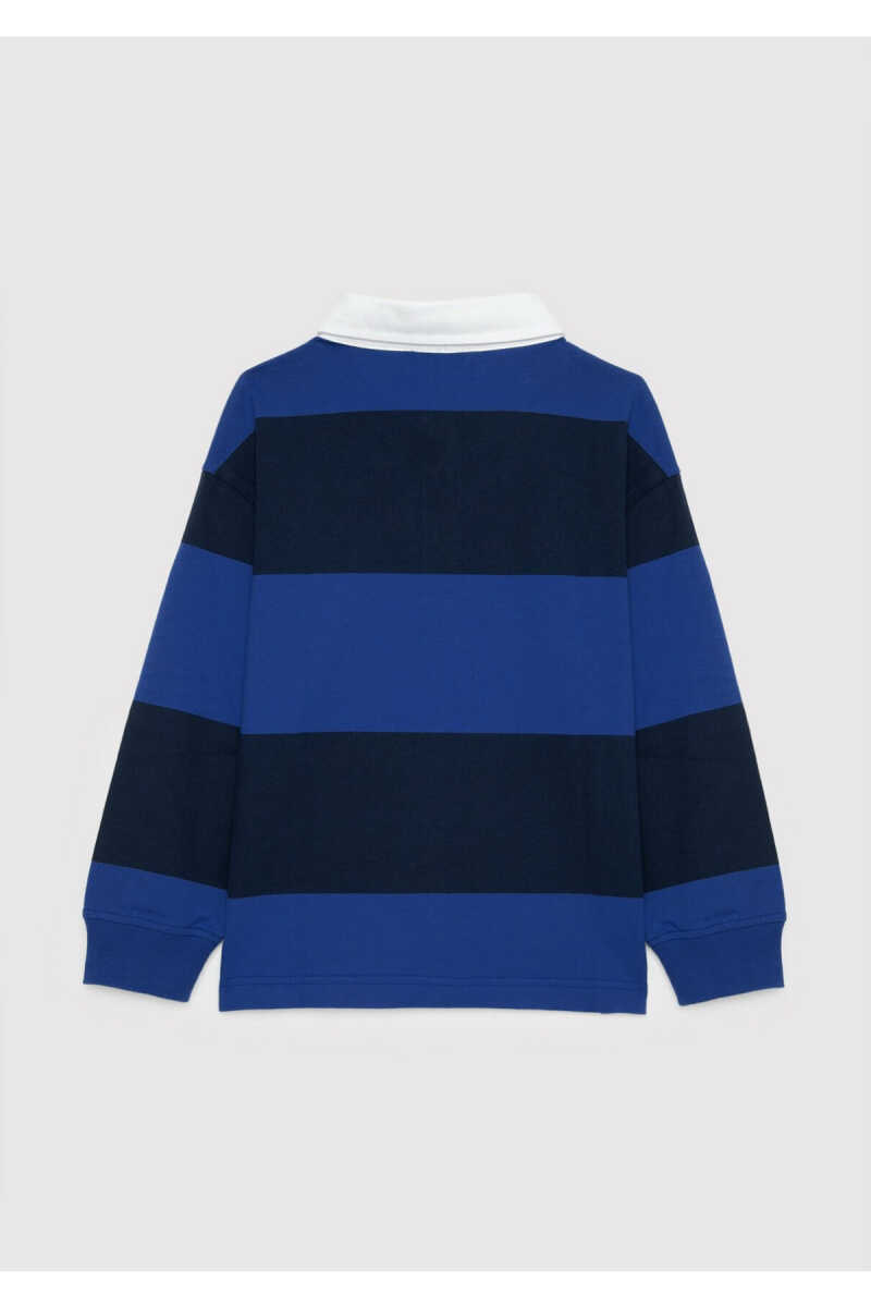 Mavi Logo Baskılı Mavi Loose Fit Çocuk Sweatshirt 6S20064-85471 - 7