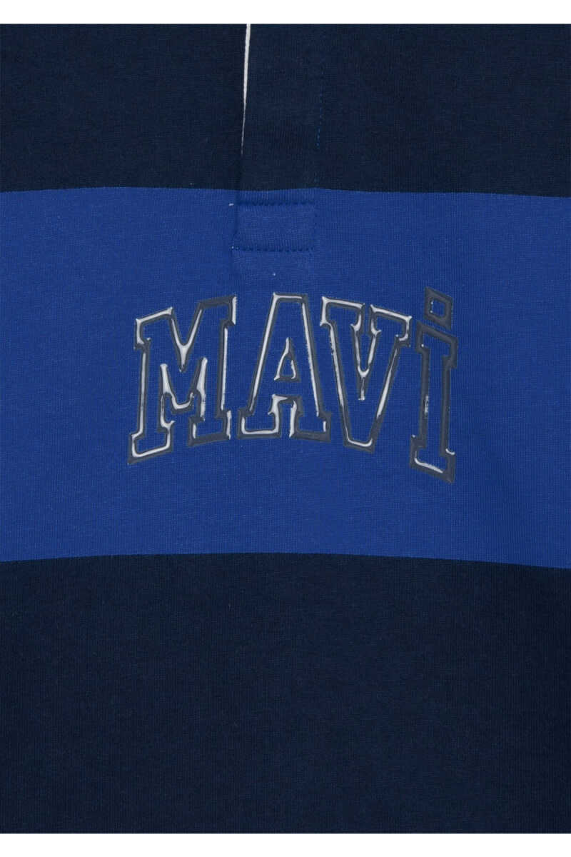 Mavi Logo Baskılı Mavi Loose Fit Çocuk Sweatshirt 6S20064-85471 - 8
