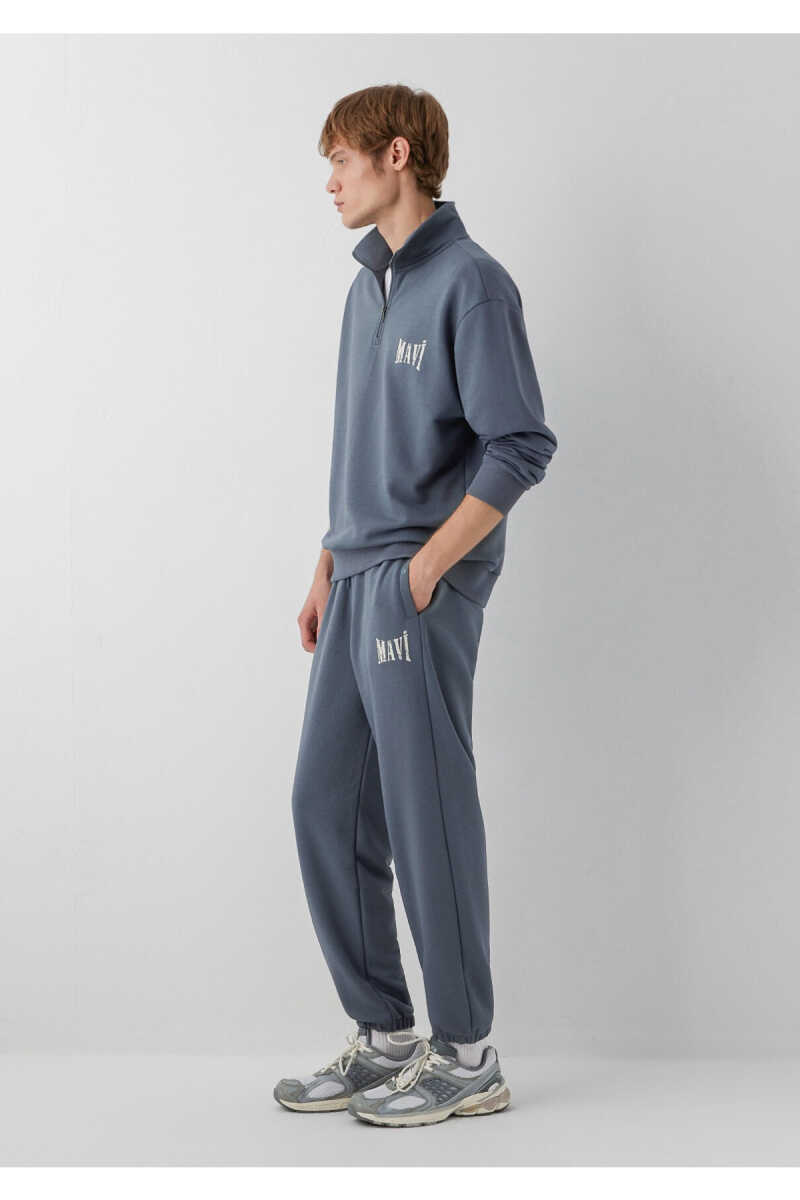 Mavi Logo Baskılı Mavi Regular Fit Erkek Eşofman Altı 0010618-80776 - 1