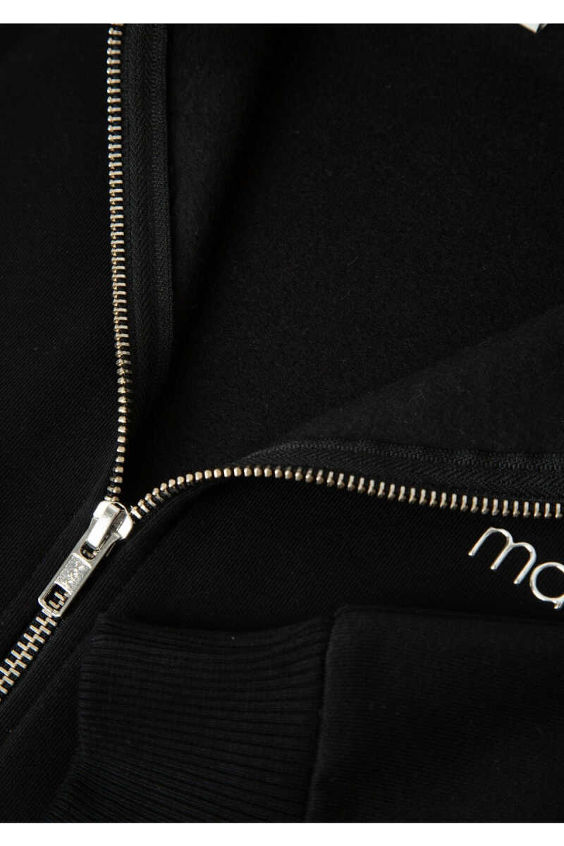 Mavi Logo Baskılı Siyah Loose Fit Kadın Sweatshirt 1S10554-900 - 8