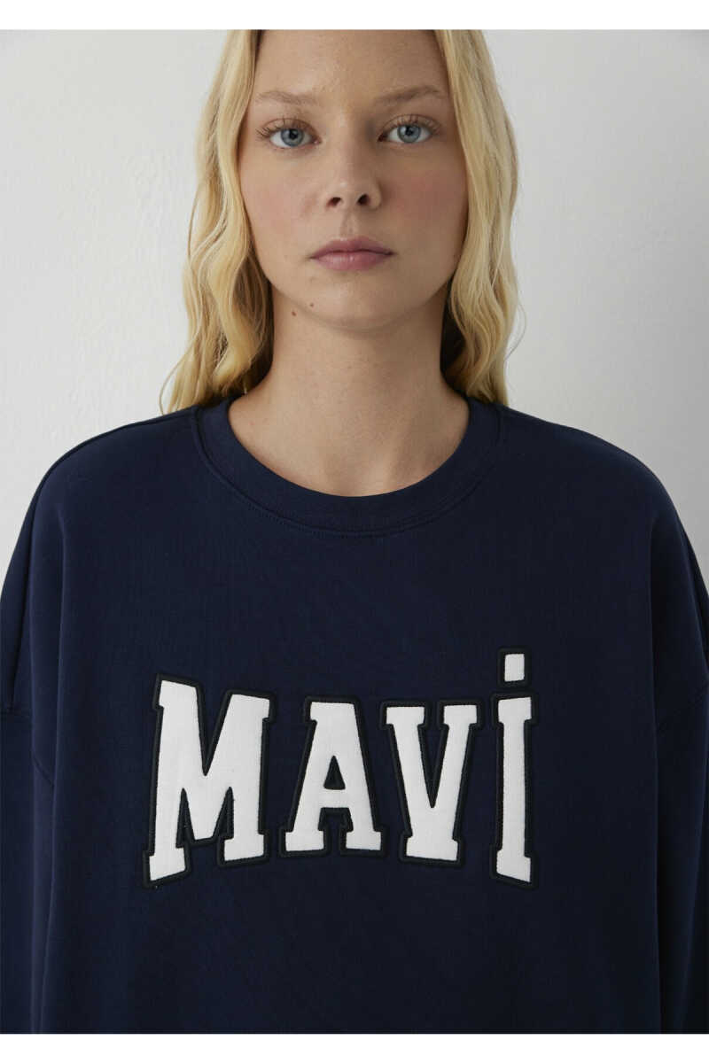 Mavi Logo Lacivert Kadın Sweat 1S10580-80872 - 7