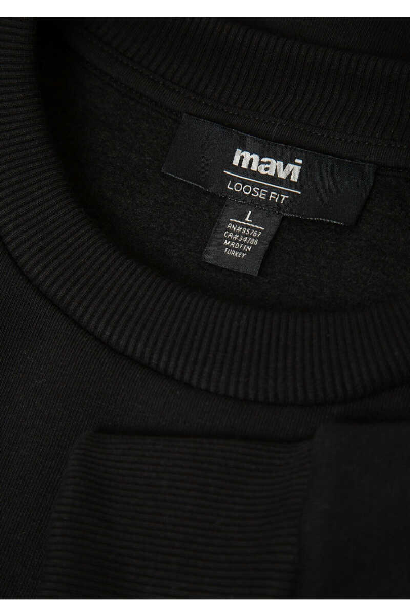Mavi Logo Siyah Erkek Sweatshirt 0S10379-900 - 7