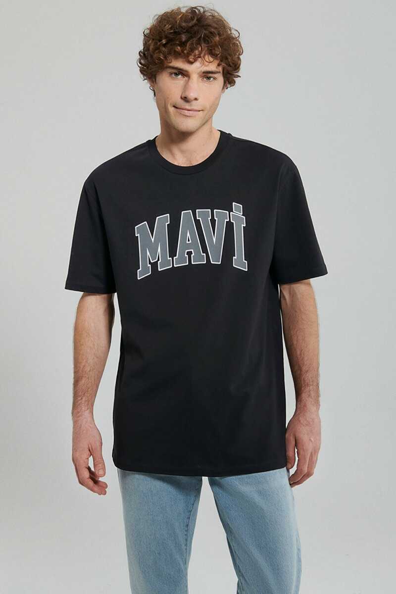 Mavi Logo Siyah Erkek Tişört 0611711-900 - 5