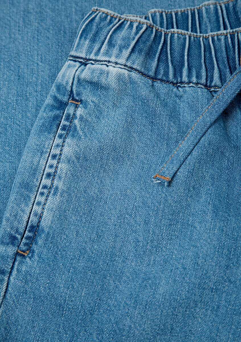 Mavi Loko Açık Mavi Wide Leg Çocuk Jean Pantolon 7010405-A3344 - 5