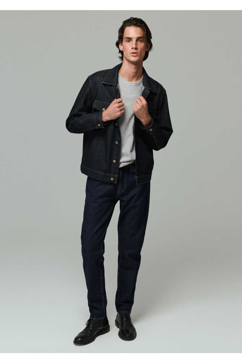 Mavi London 90lar Classic Koyu Puslu Mavi Tapered Erkek Jean Pantolon 0010172-A7464 - 1