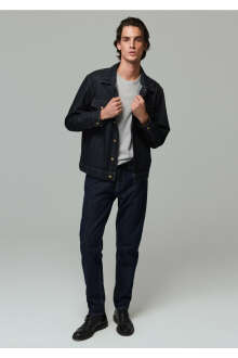 Mavi London 90lar Classic Koyu Puslu Mavi Tapered Erkek Jean Pantolon 0010172-A7464