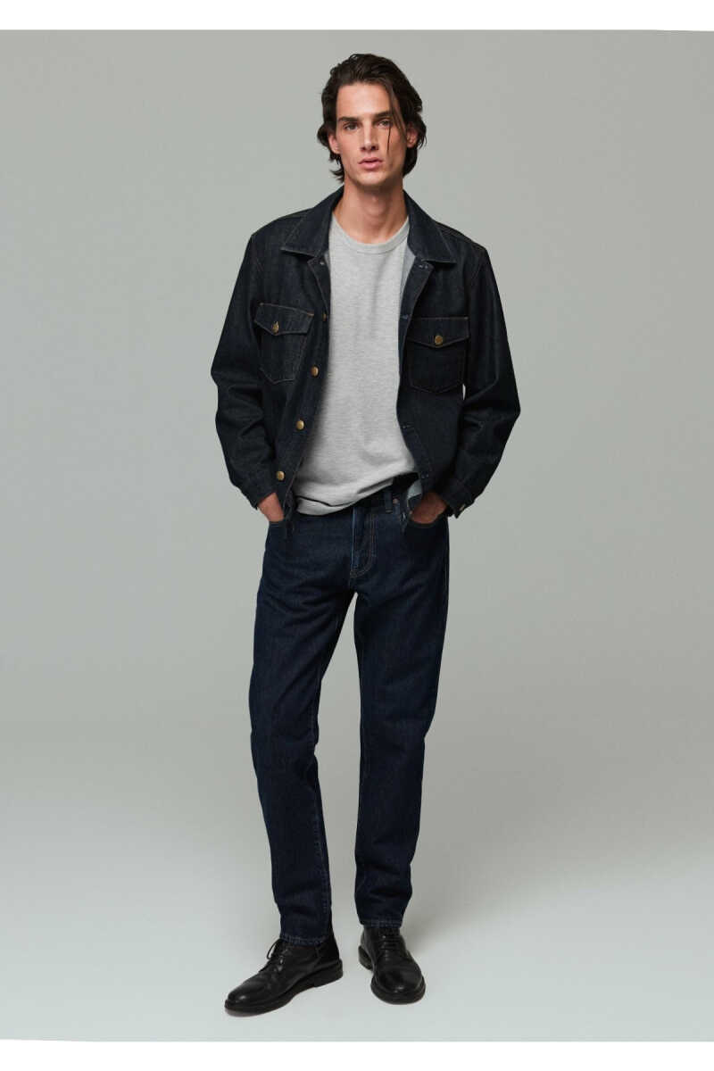 Mavi London 90lar Classic Koyu Puslu Mavi Tapered Erkek Jean Pantolon 0010172-A7464 - 2