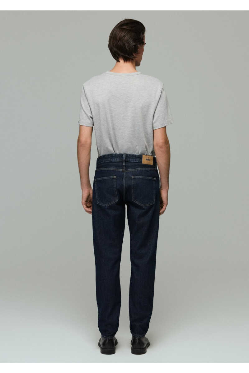 Mavi London 90lar Classic Koyu Puslu Mavi Tapered Erkek Jean Pantolon 0010172-A7464 - 5