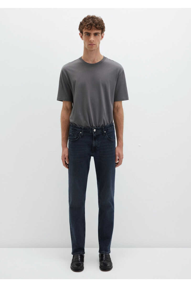 Mavi London Classic Denim Koyu Mürekkep Mavisi Tapered Normal Bel Erkek Jean Pantolon 0010172-89274 - 4