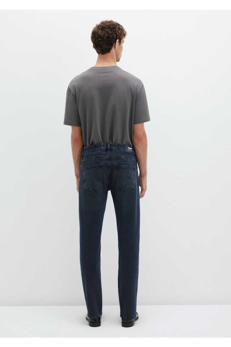 Mavi London Classic Denim Koyu Mürekkep Mavisi Tapered Normal Bel Erkek Jean Pantolon 0010172-89274 - 5