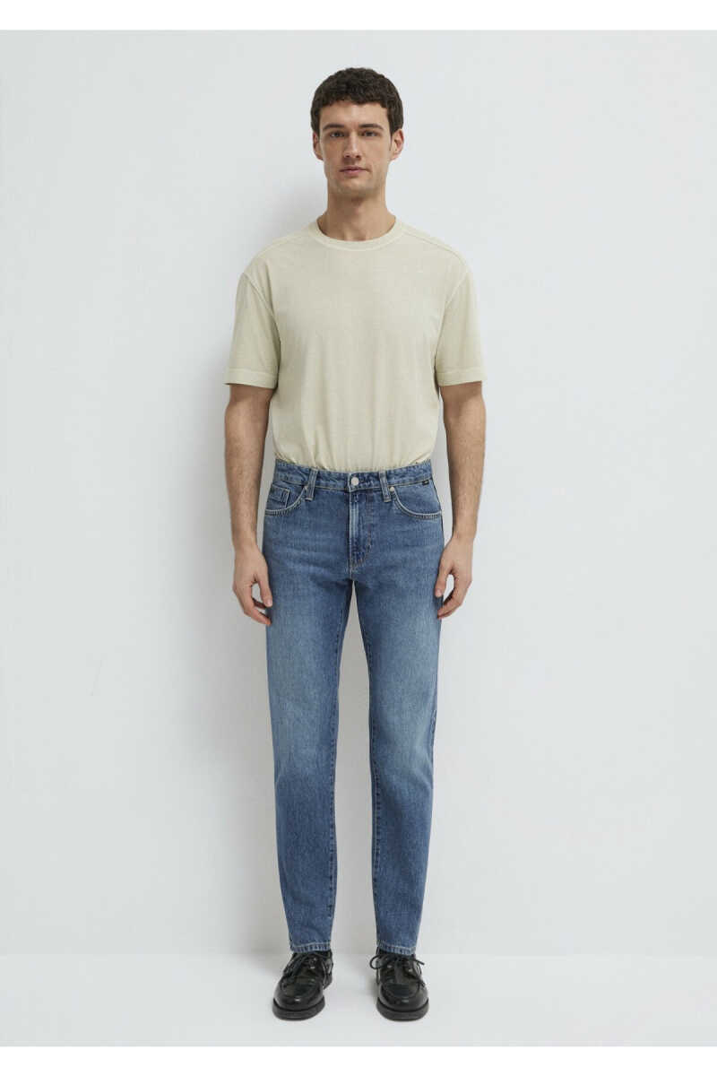Mavi London Dark Used Classic Denim Erkek Jean Pantolon 0010172-A1724 - 4