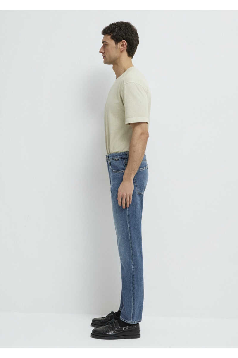 Mavi London Dark Used Classic Denim Erkek Jean Pantolon 0010172-A1724 - 5