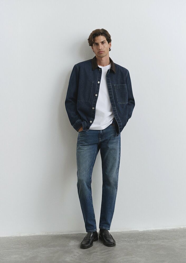 Mavi London Deep Blue Denim Erkek Jean Pantolon 0010172-90981