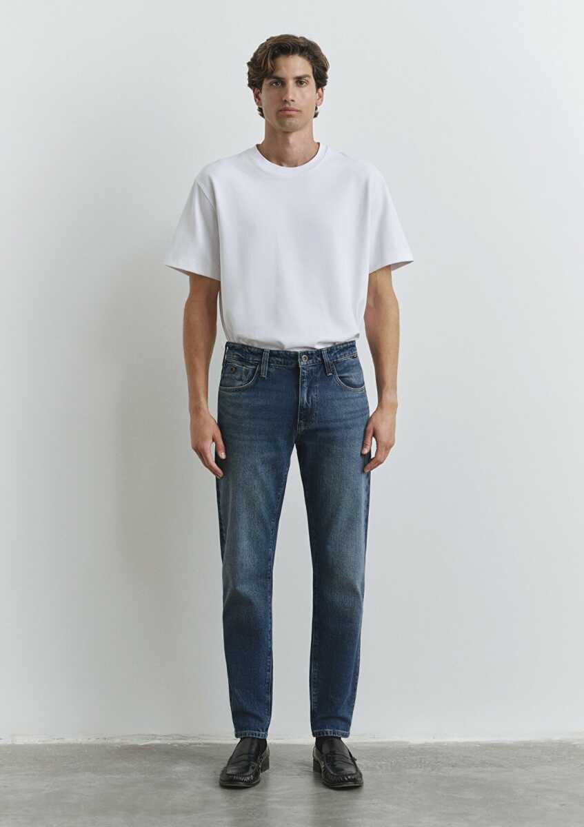 Mavi London Deep Blue Denim Erkek Jean Pantolon 0010172-90981 - 2